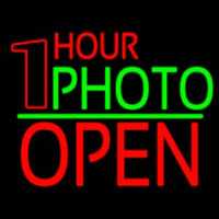 One Hour Photo Open 1 Leuchtreklame