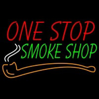 One Stop Smoke Shop Leuchtreklame