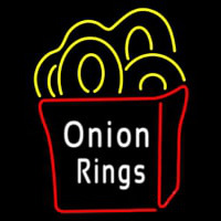 Onion Rings Leuchtreklame