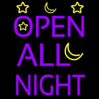 Open All Night Leuchtreklame