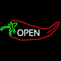 Open Chili Leuchtreklame