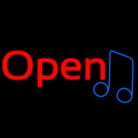 Open Music Leuchtreklame