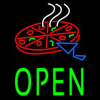 Open Pizza Leuchtreklame