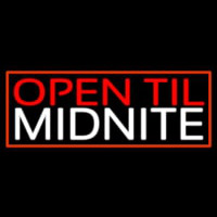 Open Till Midnight Leuchtreklame