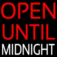 Open Until Midnight Leuchtreklame