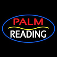 Palm Reading Yellow Line Leuchtreklame