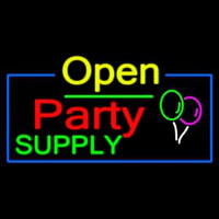 Party Supply Open Leuchtreklame