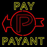 Pay Payant Leuchtreklame