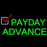 Payday Advance Leuchtreklame