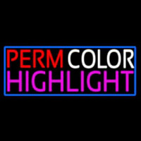 Perm Color Highlight Leuchtreklame