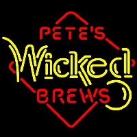 Petes Wicked Brews Leuchtreklame