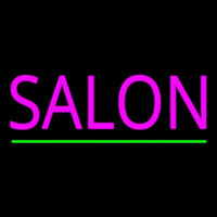 Pink Salon Green Line Leuchtreklame