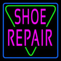 Pink Shoe Repair Block Leuchtreklame