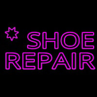 Pink Shoe Repair Leuchtreklame