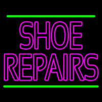 Pink Shoe Repairs With Line Leuchtreklame