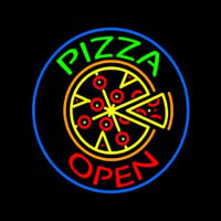 Pizza Open Leuchtreklame