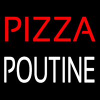 Pizza Poutine Leuchtreklame