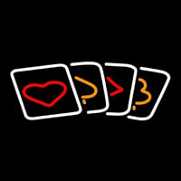 Poker Cards Icon 1 Leuchtreklame