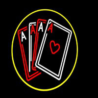 Poker Cards Icon 5 Leuchtreklame