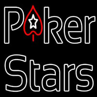 Pokers Stars Leuchtreklame