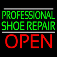 Professional Shoe Repair Open Leuchtreklame