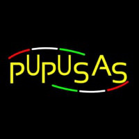 Pupusas Leuchtreklame