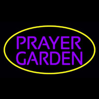 Purple Prayer Garden Leuchtreklame