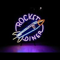 ROCKET DINER Leuchtreklame