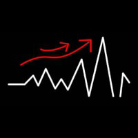 Raising Pulse Wave Leuchtreklame