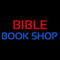 Red Bible Blue Book Shop Leuchtreklame