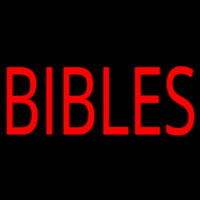 Red Bibles Leuchtreklame