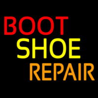 Red Boot Shoe Repair Leuchtreklame