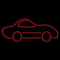 Red Car Logo Leuchtreklame