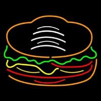 Red Green Burger Logo Leuchtreklame