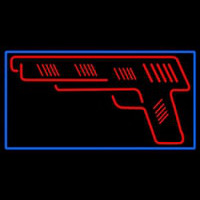 Red Gun Logo Leuchtreklame