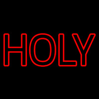 Red Holy Leuchtreklame