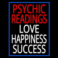 Red Psychic Readings White Love Happiness Success Leuchtreklame