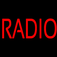 Red Radio Music Leuchtreklame