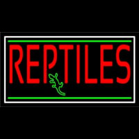 Red Reptiles Block 1 Leuchtreklame