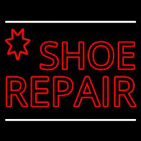 Red Shoe Repair Leuchtreklame