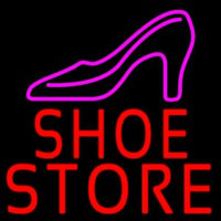 Red Shoe Store Leuchtreklame