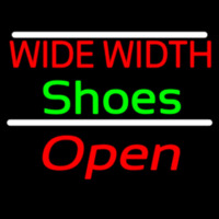 Red Wide Width Green Shoes Open Leuchtreklame