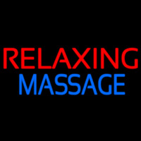 Rela ing Massage Leuchtreklame