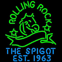 Rolling Rock The Spigot Beer Leuchtreklame