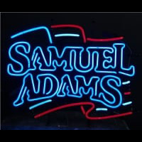 Samuel Adams Flag Leuchtreklame