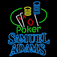 Samuel Adams Poker Ace Coin Table Beer Sign Leuchtreklame