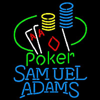 Samuel Adams Poker Ace Coin Table Beer Sign Leuchtreklame