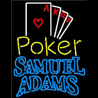 Samuel Adams Poker Ace Series Beer Sign Leuchtreklame