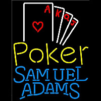 Samuel Adams Poker Ace Series Beer Sign Leuchtreklame