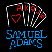 Samuel Adams Poker Series Beer Sign Leuchtreklame